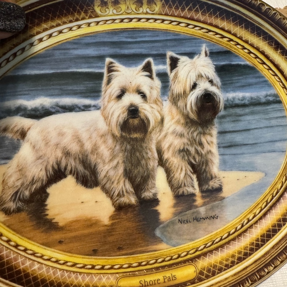 The Franklin Mint Plate “Shore Pals”by Nigel Hemming Limited Edition EUC - Picture 5 of 14